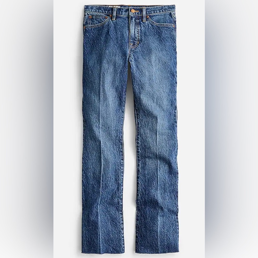 J Crew demi-boot jean